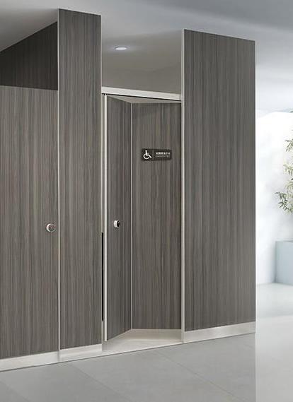 Chengdu stainless steel honeycomb panel toilet partition, not only high appearance level, but also waterproof, moisture-proof impact