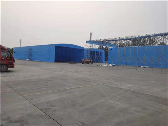 西安电动雨棚厂家_陕西钢结构雨棚安装