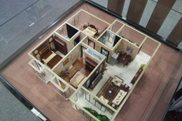 西安楼房沙盘模型设计