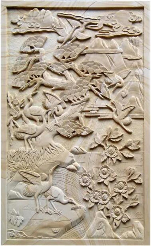 四川公园砂岩雕刻浮雕