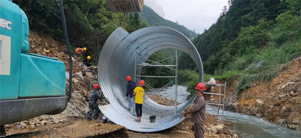 四川隧道波形钢管施工