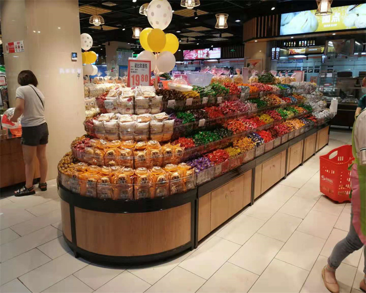 广安水果超市展柜安装