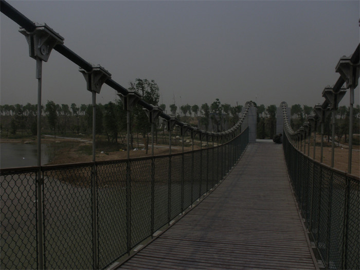 河南景区吊桥施工