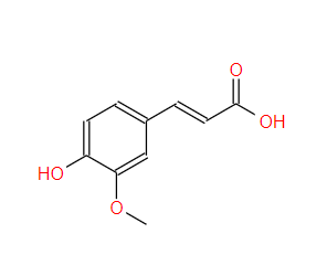 上海阿魏酸 Ferulic acid   1135-24-6标准品 对照品