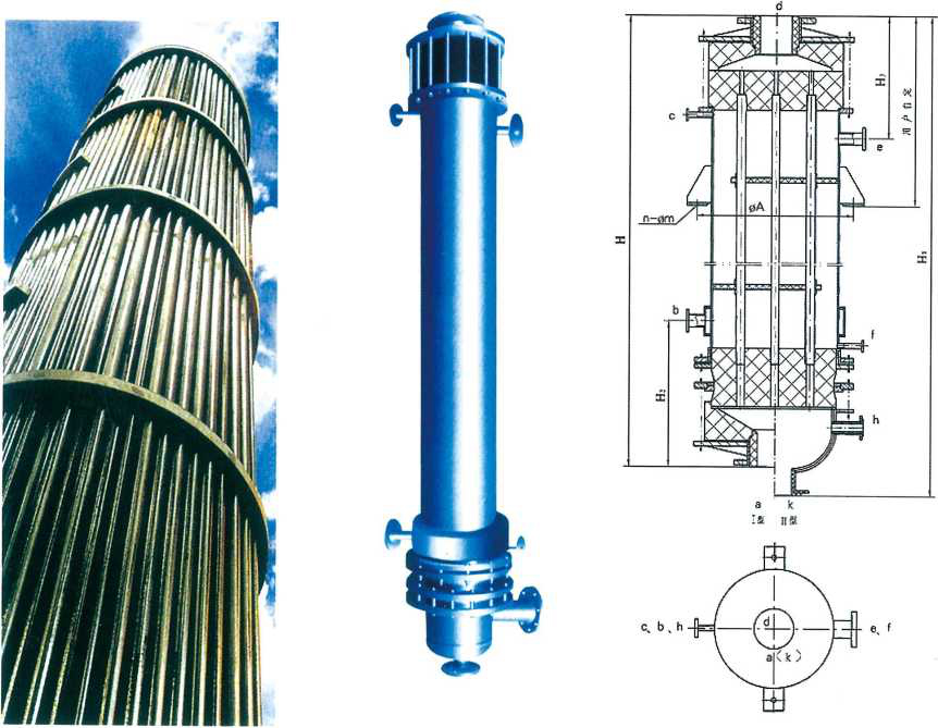 列管式石墨換熱器設備它的工作原理及其結構說明