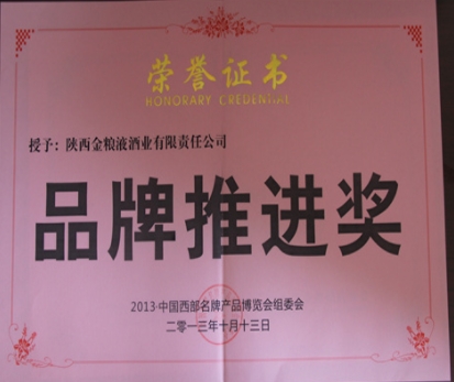 品牌推进奖