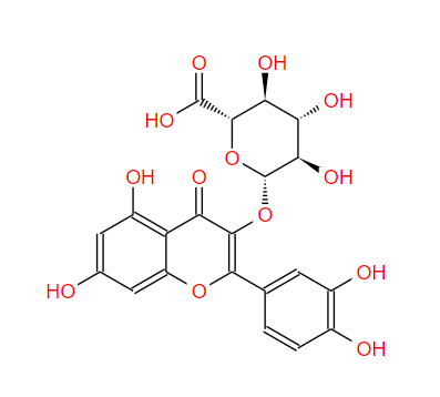 槲皮素-3-葡萄糖醛酸苷 22688-79-5  C21H18O13标准品 对照品