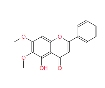 北京荠苎黄酮 5-Hydroxy-6,7-dimethoxylflavone 740-33-0标准品 对照品