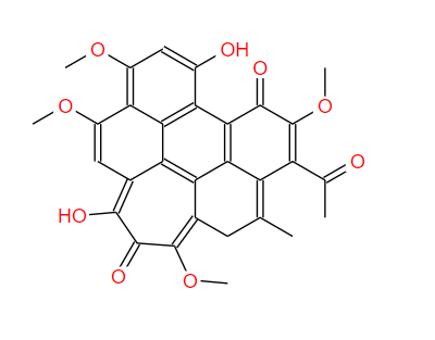 竹红菌乙素 123940-54-5 Hypocrellin B标准品 对照品