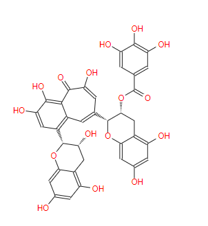 茶黄素-3-没食子酸酯 Theaflavin-3-gallate 30462-34-1标准品 对照品