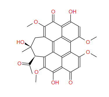 竹红菌甲素 77029-83-5 hypocrellin A标准品 对照品