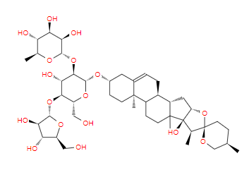 重楼皂苷H Polyphyllin H 81917-50-2标准品 对照品