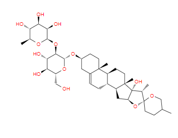 重楼皂苷Ⅵ Polyphyllin VI 55916-51-3标准品 对照品