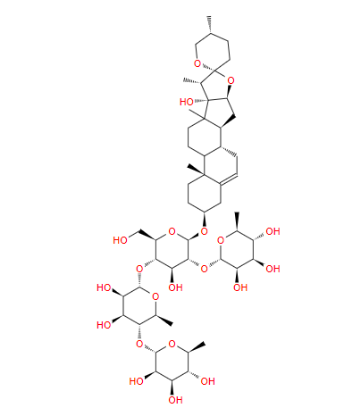 重楼皂苷Ⅶ Polyphyllin VII 68124-04-9标准品 对照品