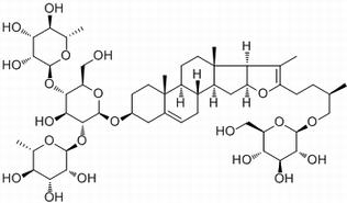 伪原薯蓣皂苷 Pseudoprotodioscin 102115-79-7标准品 对照品