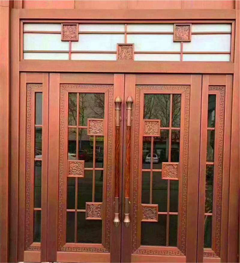 榆林铜门设计安装现场案例