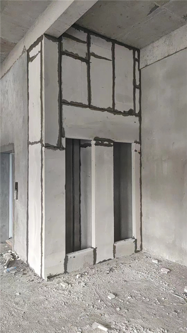 榆林某小区隔墙板施工案例