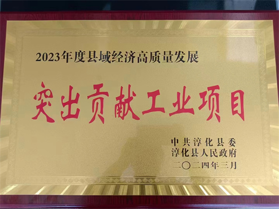 突出貢獻工業(yè)項目