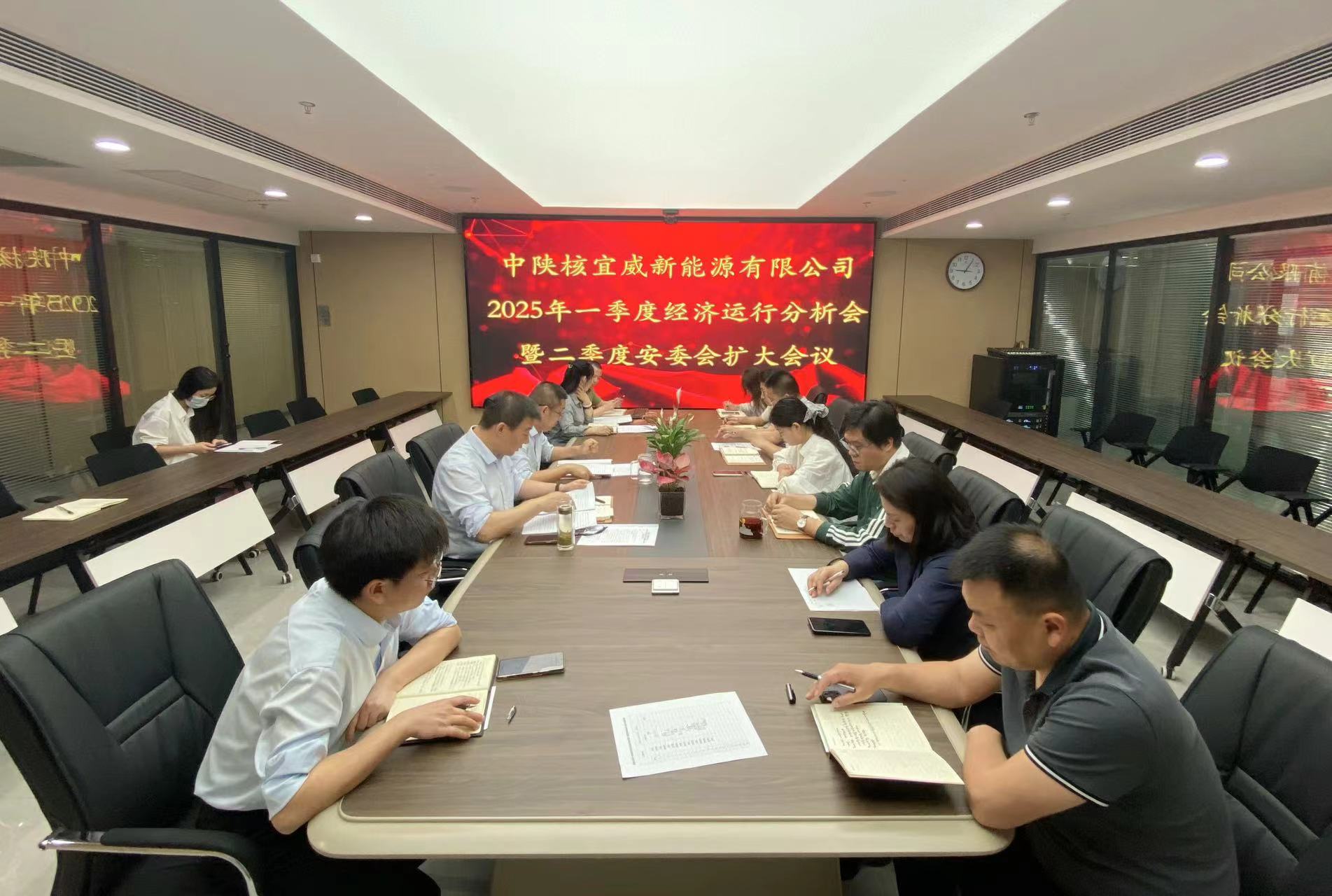 宜威公司组织召开2025年一季度经济运行分析会暨二季度安委会扩大会议