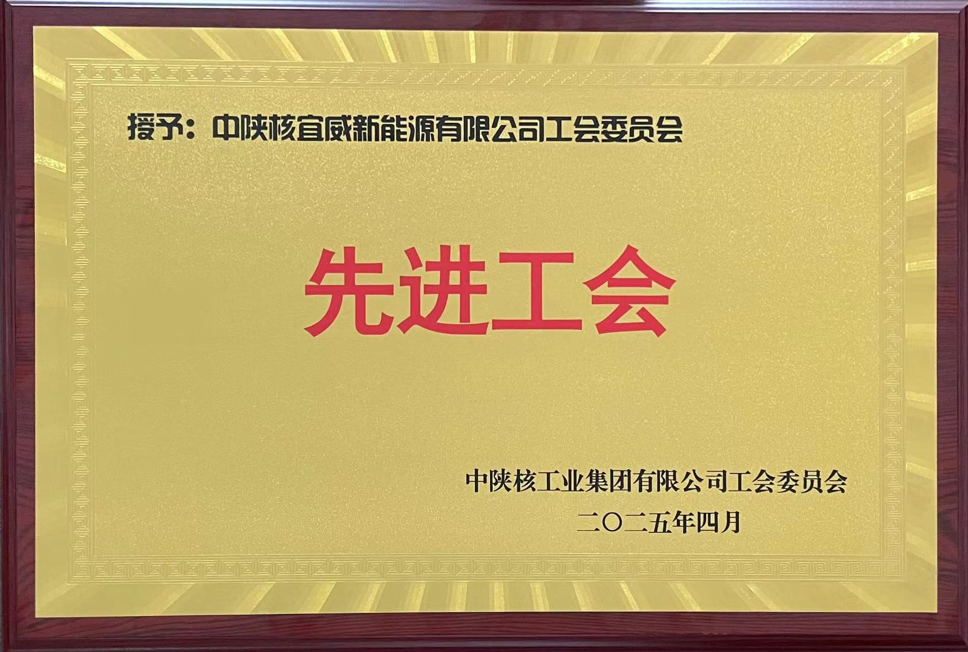 宜威公司工会荣获集团工会多项荣誉