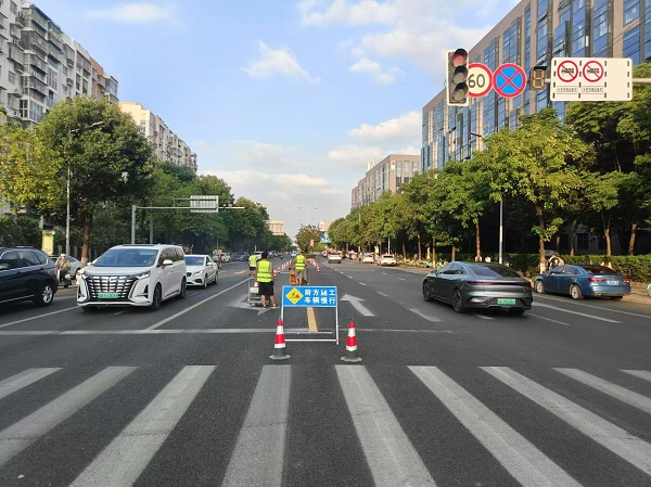 成都市政道路标线维护