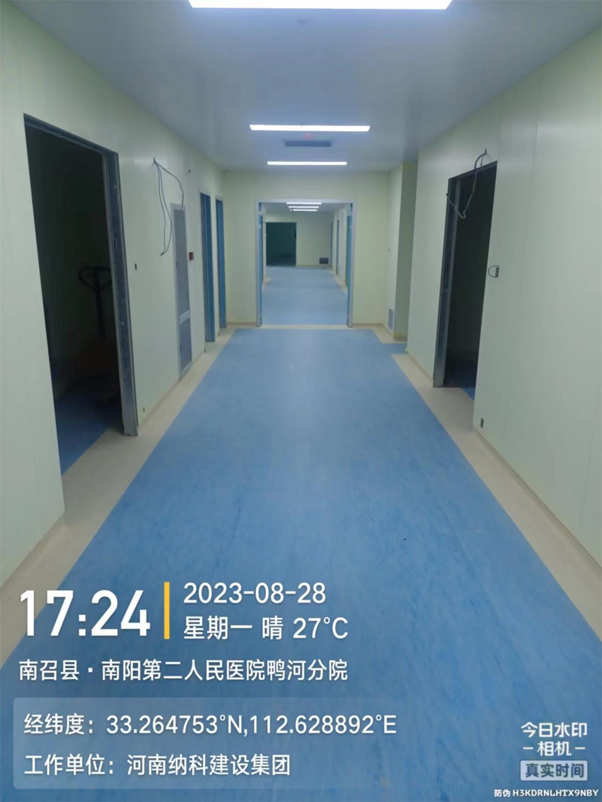 南阳医疗工程施工现场