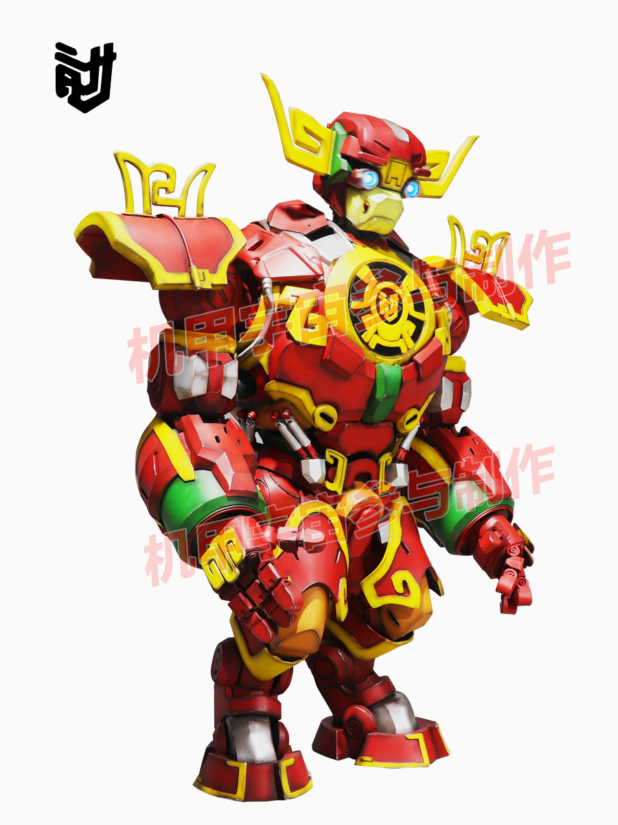 定制類大型穿戴甲\年畫牛