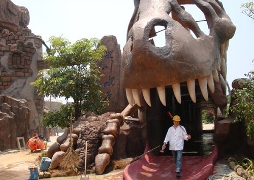 四川恐龙雕塑