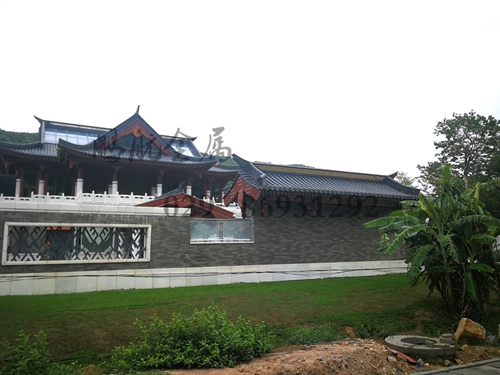 四川中式庭院改造金属铝瓦供应