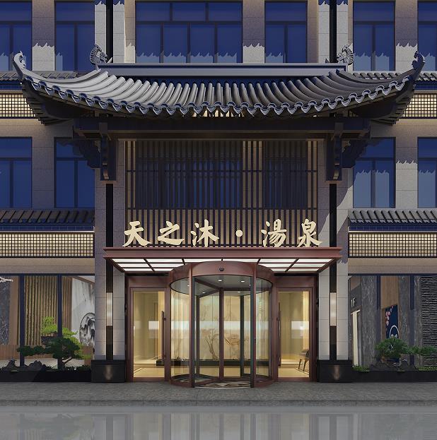 开封第一楼——三翼展台自动旋转门