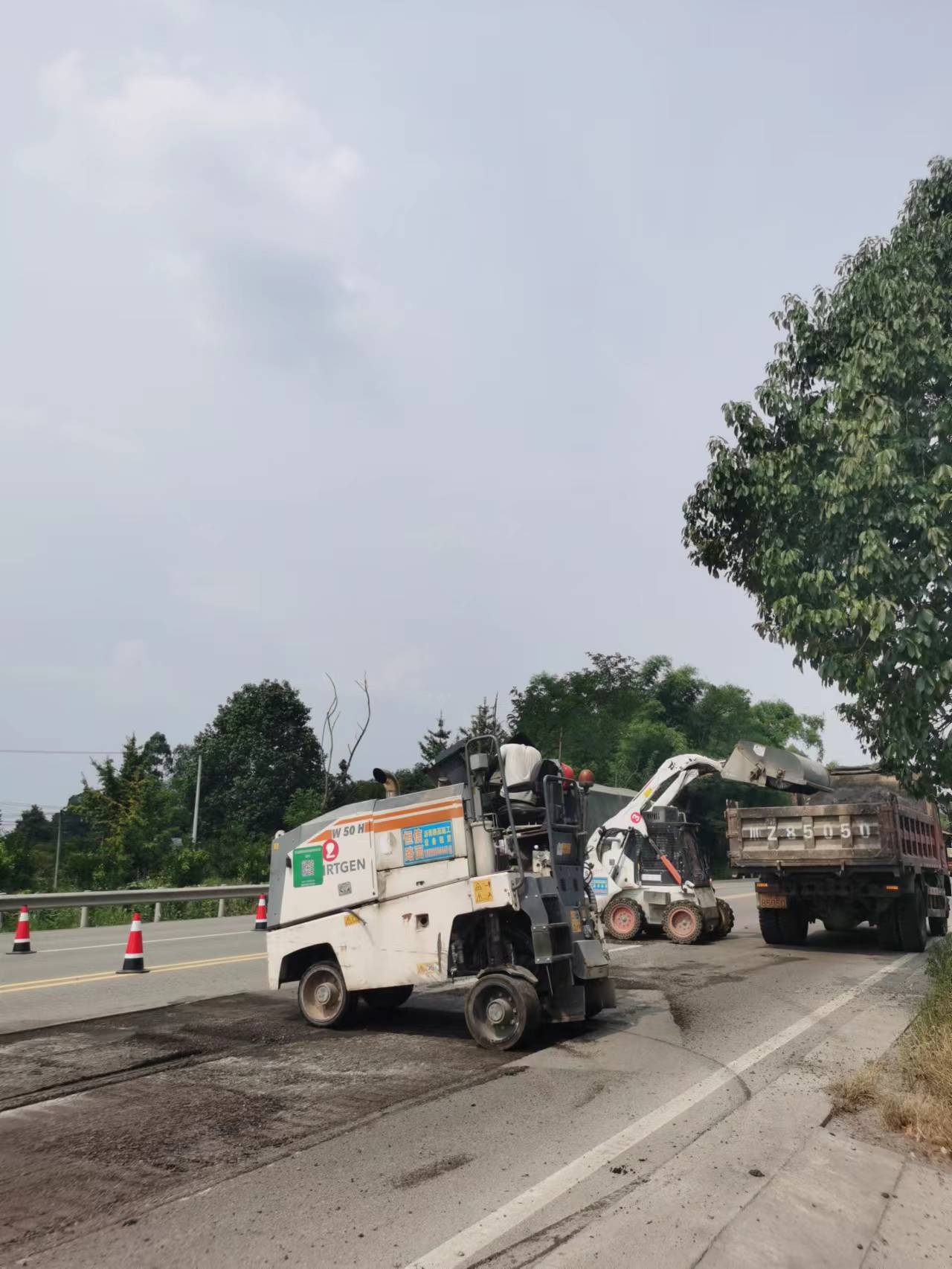 318國道蒲江段道路建設(shè)