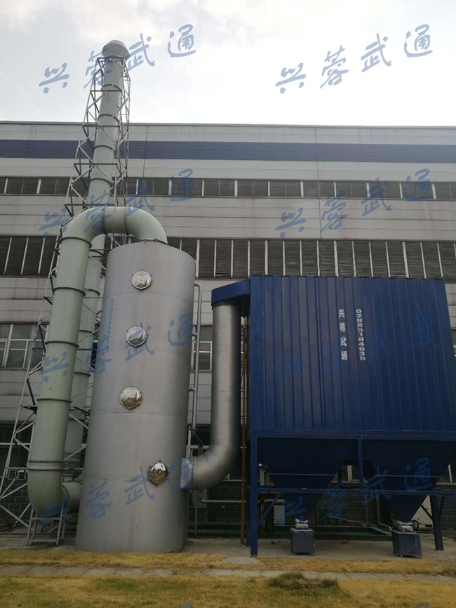成都废气净化设备-填料喷淋吸收塔