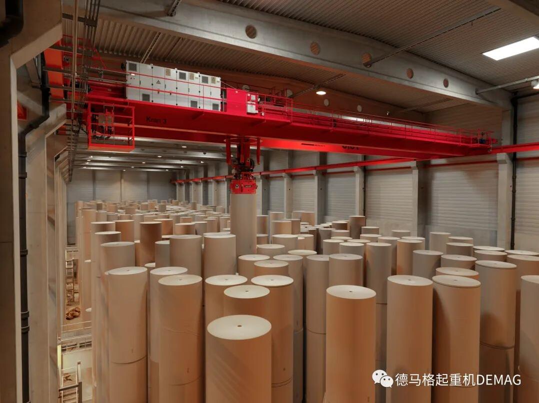 德马格起�缰鼗�造纸行业物料搬运解决方案