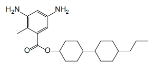 2-甲基-3,5-二氨基苯甲酸-4-丙基双环己基酯
