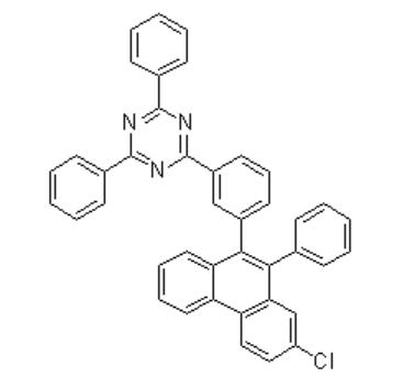 1,3,5-三嗪，2-[3-(2-氯 -10-苯基 -9-菲)苯基] -4,6-二苯基-