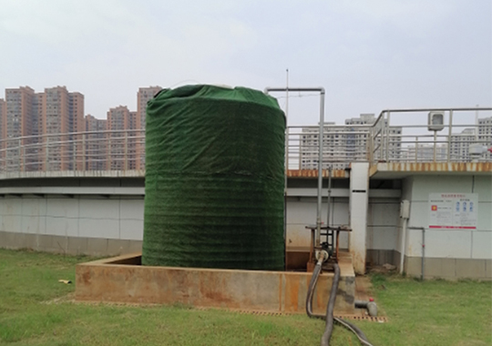 黄家湖污水处理厂聚合盐絮凝剂储罐 15吨PAC储罐