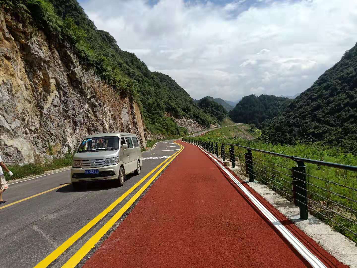 四川彩色防滑路面